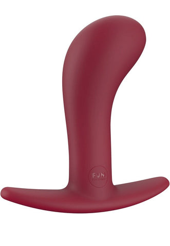 Fun Factory Bootie Butt Plug Large Bordeaux Premium Silicone Anal Plug - Prostate Toys