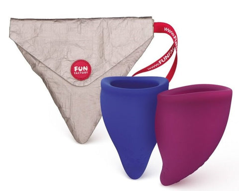 Fun Factory Fun Cup Menstrual Cup Male Pleasure Tool Dual Purpose Design - Condoms