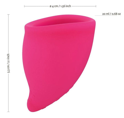 Fun Factory Body Safe Menstrual Cup Reusable & Comfortable Dual Size Kit - Pumps, Extenders and Sleeves