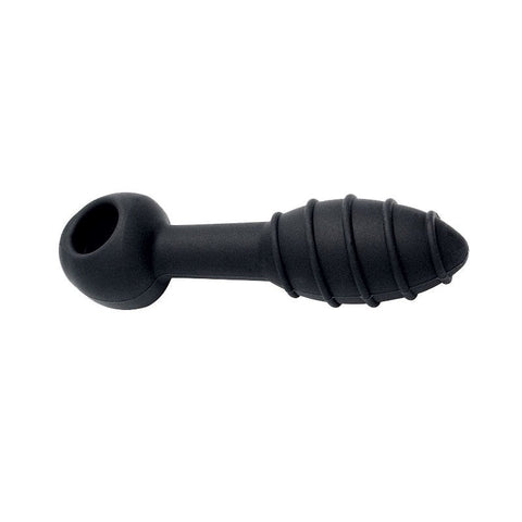 Fuze Whirl Premium Silicone Anal Plug with Vibrating Bullet Compatibility - Butt Plugs