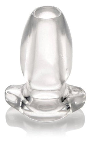 XR Brands Gape Glory Clear Hollow Anal Plug with Visual Stimulation - Butt Plugs