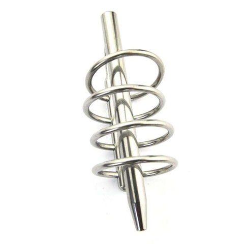 BDStyle Gates of Hell Cock Cage & Penis Plug with Urethral Stimulation - Male Chastity