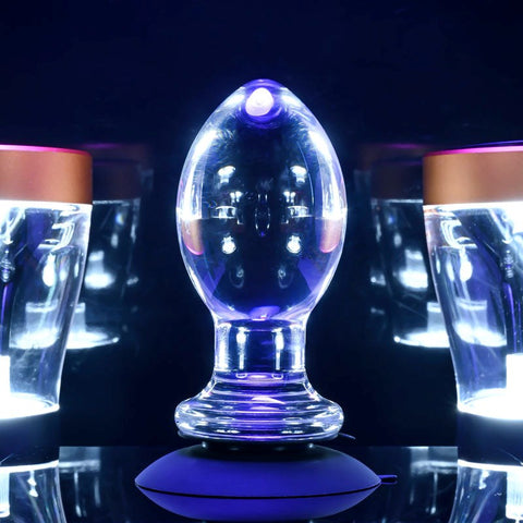 Gender X Crystal Ball - Sophisticated Hands-Free Glass Pleasure - Butt Plugs