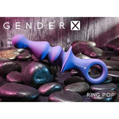 Evolved Gender X Rechargeable Pleasure Ring Unleash Ecstasy Vibrating Butt Plug - Butt Plugs