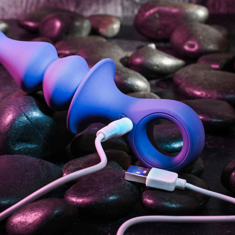 Evolved Gender X Rechargeable Pleasure Ring Unleash Ecstasy Vibrating Butt Plug - Butt Plugs