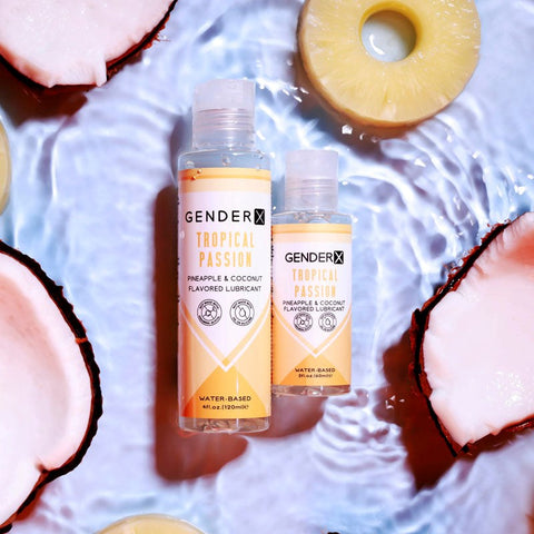 Evolved Gender X TROPICAL PASSION Flavoured Lube Passion Fruit Water Based - Water Based Lubes