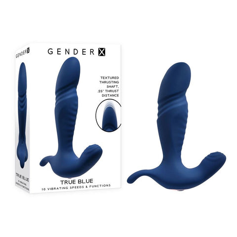 Gender X TRUE BLUE - Luxurious Prostate Massager for Unparalleled Pleasure - Prostate Toys