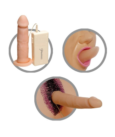 Pipedream Gladiator Inflatable Love Doll With Dong 7 Inch Vibrating Shaft - Masturbators and Strokers