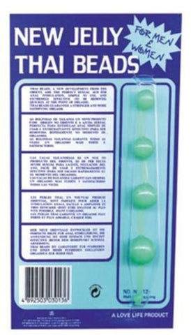 NANMA Corporation Glow in the Dark Anal Pleasure Thai Beads Graduated Sizes - Butt Plugs