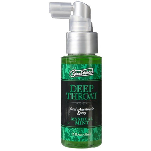 GoodHead Deep Throat Spray 59ml Throat Desensitizer for Oral Sex - Water Based Lubes