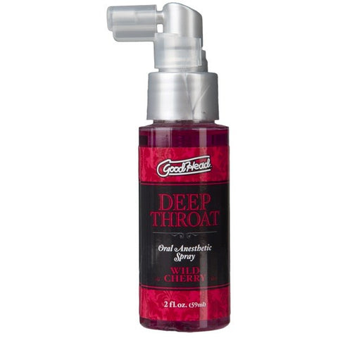 GoodHead Deep Throat Spray 59ml Throat Desensitizer for Oral Sex - Water Based Lubes