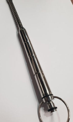 Groover Ribbed Vibrating Uretheral Sound Grooving Wand - Penis Plugs