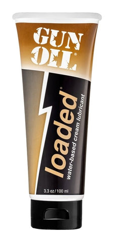 Gun Oil Loaded Water Based Cream Lubricant 100ml Hybrid Formula - Water Based Lubes