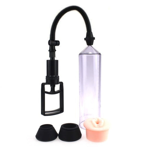BDStyle Handsome Up II Deluxe Penis Pump with Quick Release Safety Valve - Pumps, Extenders and Sleeves