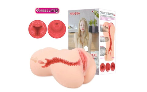 Kokos Hanna Onahole 2 Realistic Pussy Masturbator with Dual Zone Design - Realistic Butts And Vaginas