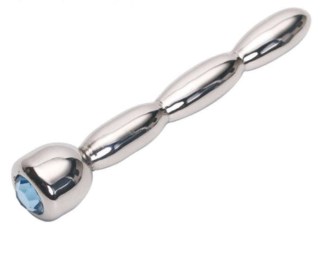 BDStyle HC Nile Triple Ascending Jewelled Red Penis Plug Urethral - Penis Plugs