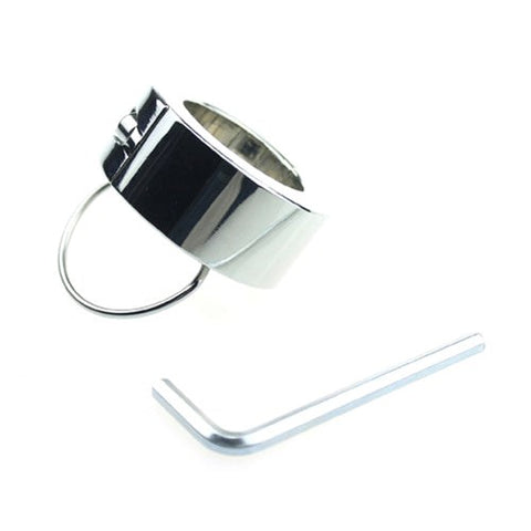 BDStyle Heavy Weight Scrotum Ball Stretcher 270g Stainless Steel Weight - Ball and Cock Toys