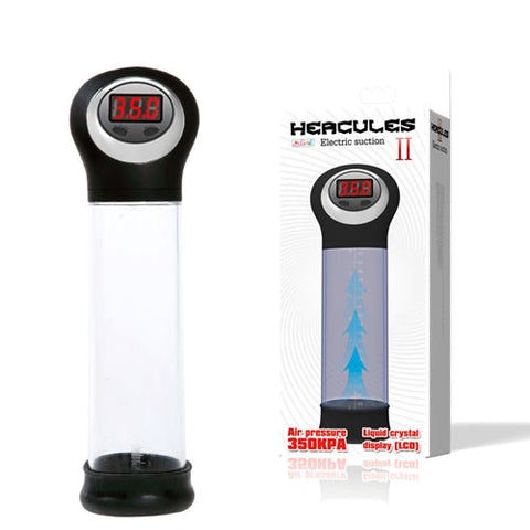 BDStyle Hercules II 350KPA Digital Penis Enlargement Pump with LCD Display - Pumps, Extenders and Sleeves