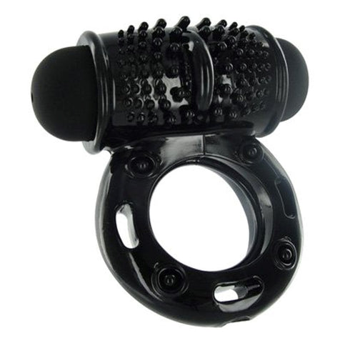 Nasstoys Hero Remote Control Wireless Cock Ring Black 10 Vibration Modes - Cock Rings