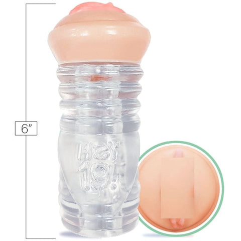 Icon Brands Hey 19! Teen Pussy Stroker Lucy Tyler Crystal Clear TPR - Realistic Butts And Vaginas