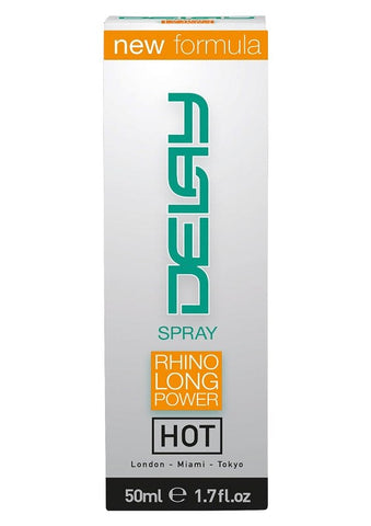 Hot Production Delay Spray 50ml Extended Performance Enhancement - Delay and Excite Sprays