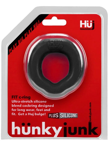 Hunkyjunk FIT Ergo Long Wear C Ring For Bigger Erections - Cock Rings