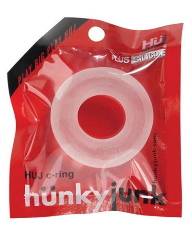 Hunkyjunk HUJ C Ring Plus+Silicone Flattening Design for Enhanced Erections - Cock Rings