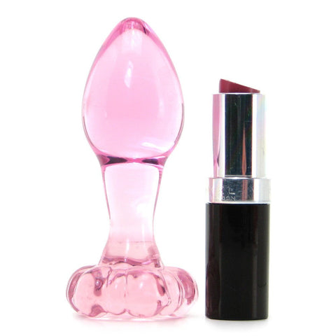 Pipedream Icicles No 48 Glass Butt Plug with Temperature Play - Prostate Toys
