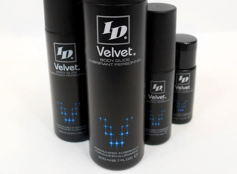 ID Lubes Velvet Silicone Based Lubricant Ultra Smooth Long Lasting Formula - Silicone Based Lubes