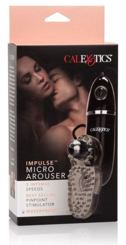 California Exotics Impulse Micro Arouser Vibrating Cock Ring with 3 Speeds - Vibrating Cock Rings