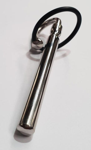 Hells Couture In Zone Penis Plug with Integrated Glans Ring - Penis Plugs