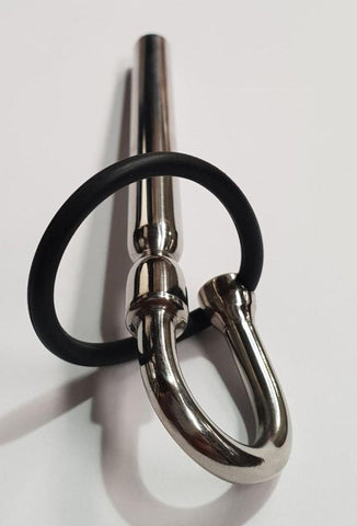Hells Couture In Zone Penis Plug with Integrated Glans Ring - Penis Plugs