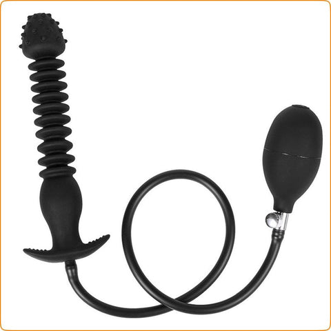 BDStyle Inflatable Dildo Thrusting Anal Plug with Dual Action Design - Butt Plugs