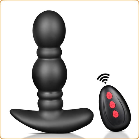 BDStyle Inflatable Dildo Wireless Butt Plug Customizable Anal Stimulation - Butt Plugs