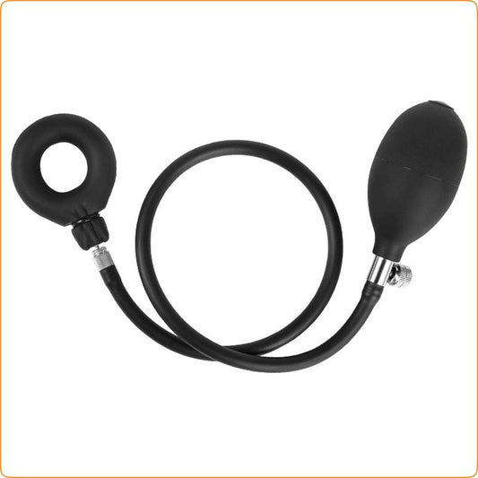 Inflatable Silicone Cock Ring Stretch Fit Rings - - Cock Rings