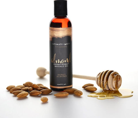 Intimate Earth Aromatherapy Massage Oil 120ml Lemongrass Coconut Blend - Massage Oils and Lubricants