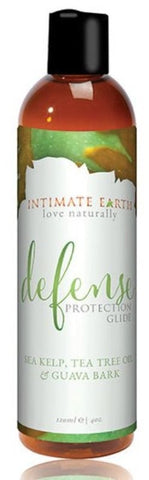 Intimate Earth Defense Protection Glide 120ml Antibacterial Lubricant - Water Based Lubes