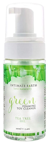 Intimate Earth Green Foaming Toy Cleaner Natural Sex Toy Care - Adult Toy Cleaner