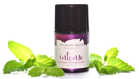 Intimate Earth Intense Clitoral Arousal Serum 30ml Natural Peppermint - Delay and Excite Sprays