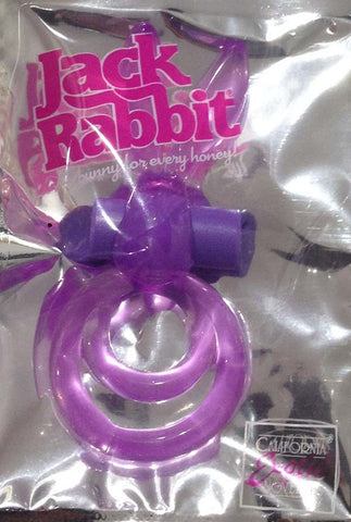 California Exotics Jack Rabbit Bunny Vibrating Mens Cock Ring - Cock Rings