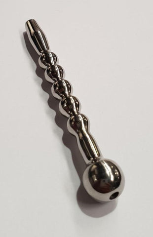 Hells Couture Jalopnik Cum Thru Penis Plug Bulbed Waved Steel Design - Penis Plugs