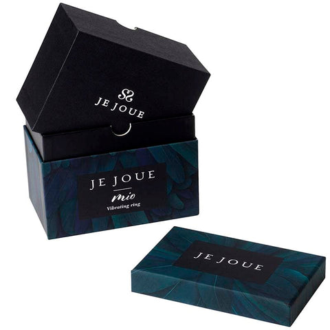 Je Joue Mio Cock Ring Black with 5 Speeds and 7 Vibration Patterns - Cock Rings