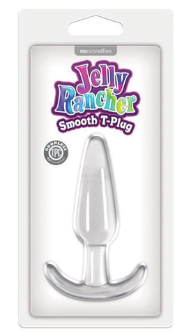 NS Novelties Jelly Rancher T Plug Smooth Clear Anal Butt Plug - Butt Plugs