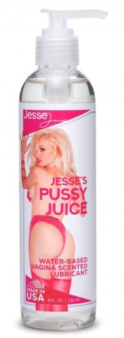 Jesses Pussy Juice Vagina Scented Lube 236ml with Realistic Arousal Scent - Water Based Lubes