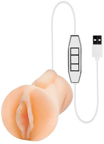 NANMA Corporation Jizz Vibrating Masturbator Stella Volt with Vibrating Bullet - Masturbators and Strokers