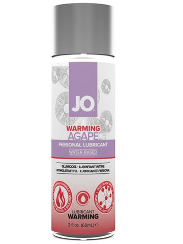 System Jo Agape Warming Lubricant Hypoallergenic Water Based Formula - Water Based Lubes