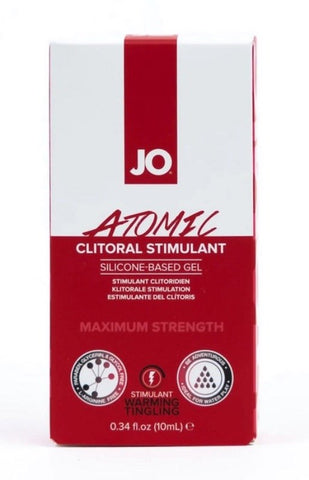 System Jo JO Clitoral Gel Atomic 0.34 Oz Warming Stimulant - Silicone Based Lubes