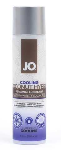 System Jo Coconut Hybrid Lubricant 4 Oz Cooling Enhanced Sensation - Lubricants and Lotions