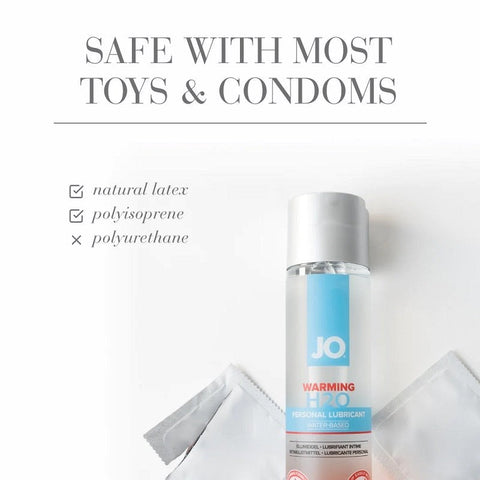 System Jo Jo Warming H2O Water Based Lubricant with Gentle Warming - Water Based Lubes