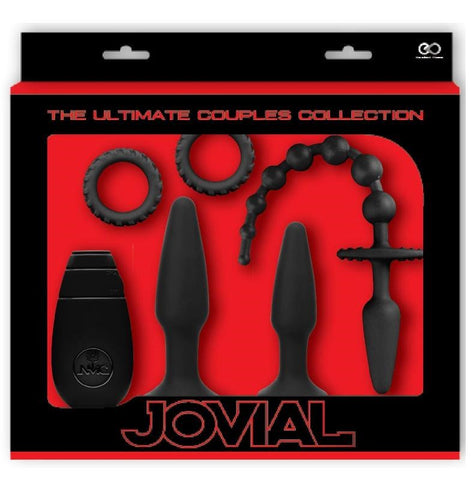NANMA Corporation Jovial 5 Piece Anal Kit With Vibrating Butt Plug - Butt Plugs